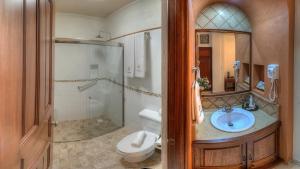 Koupelna v ubytování Hotel Santa Paula