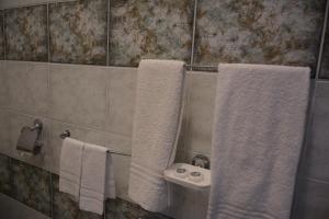 Koupelna v ubytování Castelvetere Hotel