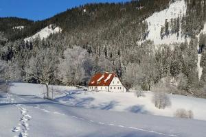Chalet Hinterbreiteneben að vetri til