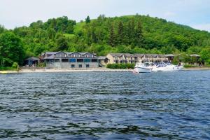 The building where the hotel is located 