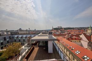 A general view of Pozsony or a view of the city taken from Az apartmant