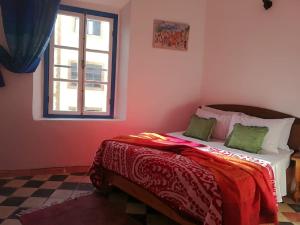 Postel nebo postele na pokoji v ubytování Appart, Hotel & Café Agadir