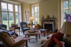 A seating area at The Old Rectory Somerset