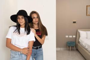 Voodi või voodid majutusasutuse Maorissimo Boutique Apartment toas