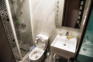 Phòng tắm tại Hotel Sofra
