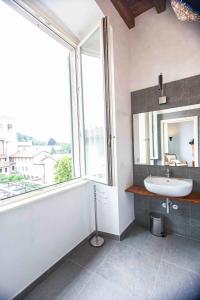 Koupelna v ubytování "Camera Con Vista" Bergamo Alta