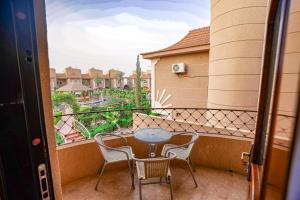 Balkón nebo terasa v ubytování Meral Oasis Resort Taif