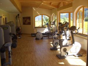 Fitness centrum a/nebo fitness zařízení v ubytování Ferienhotel Sonnenhof