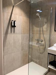 Koupelna v ubytování Boutique Hotel Die Swaene