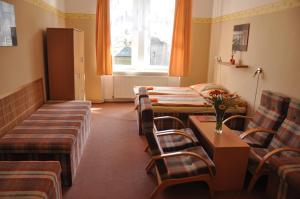 Hotel Děčín的休息区