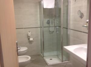 Koupelna v ubytování Al Marinaio Hotel Garni