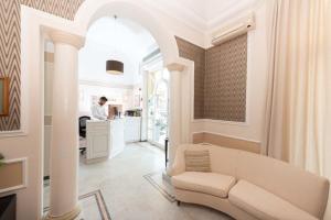 Posezení v ubytování Hotel La Pace
