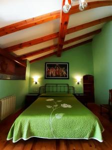 Postel nebo postele na pokoji v ubytování Hotel Rural El Perdigón