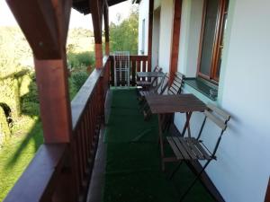 Balkón alebo terasa v ubytovaní Apartmán Hořice na Šumavě