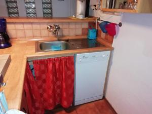 Kuchyňa alebo kuchynka v ubytovaní Apartmán Hořice na Šumavě