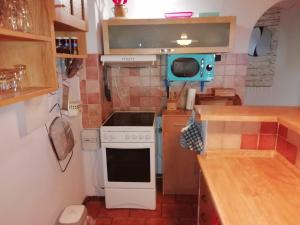 Kuchyňa alebo kuchynka v ubytovaní Apartmán Hořice na Šumavě