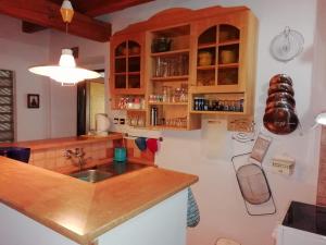 Kuchyňa alebo kuchynka v ubytovaní Apartmán Hořice na Šumavě