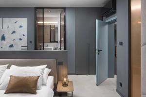 Postel nebo postele na pokoji v ubytování Terra Residence