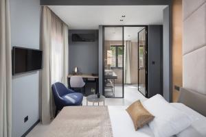 Postel nebo postele na pokoji v ubytování Terra Residence