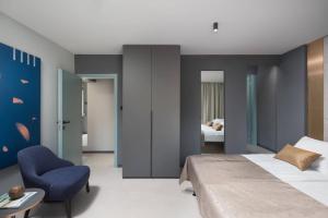 Postel nebo postele na pokoji v ubytování Terra Residence