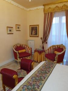 Posezení v ubytování FD Luxury rooms
