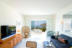 Гостиная зона в Vue mer exceptionnelle entre Nice et Monaco