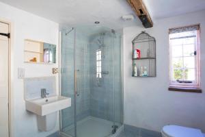 Ванна кімната в Dolgenau Cottages