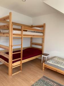 Posteľ alebo postele v izbe v ubytovaní apartment