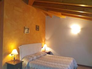 Postel nebo postele na pokoji v ubytování B&B Al Tramonto