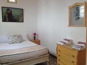 Voodi või voodid majutusasutuse Riad Soul of Tetouan toas