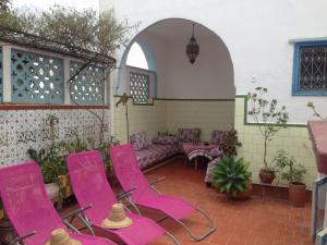 Istumisnurk majutusasutuses Riad Soul of Tetouan