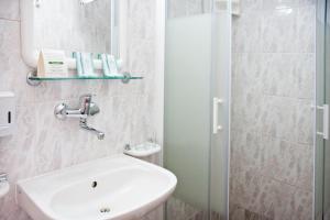 Kúpeľňa v ubytovaní Hotel Pod Orłem