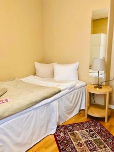 Postel nebo postele na pokoji v ubytování Golden Hostel