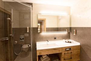 Koupelna v ubytování Ferienhotel Sonnenhof