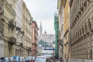 Výhľad na mesto Budapešť alebo výhľad na mesto priamo z apartmánu