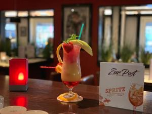 Getränke in der Unterkunft Hotel Gasthof Zur Post