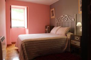 เตียงในห้องที่ Casa Solveira