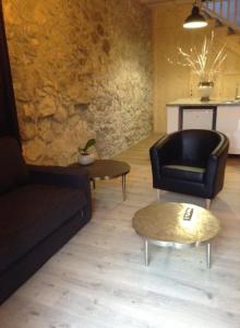 A seating area at La Cabaña de Bernardina