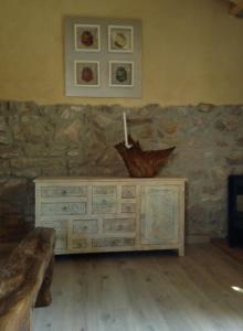 A seating area at La Cabaña de Bernardina