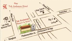 Certifikát, hodnocení, plakát nebo jiný dokument vystavený v ubytování Tak Andaman Resort & Hotel