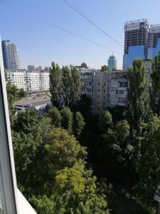 Γενική άποψη της πόλης Κίεβο ή θέα της πόλης από  αυτό το διαμέρισμα