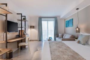 1926 Le Soleil Hotel & Spa客房内的一张或多张床位