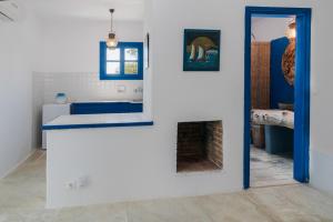 Kúpeľňa v ubytovaní Villa Arios, pool, jacuzzi and sea