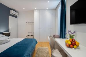 Postel nebo postele na pokoji v ubytování Luxury rooms Paula