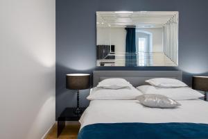 Postel nebo postele na pokoji v ubytování Luxury rooms Paula