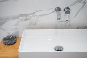 Koupelna v ubytování Luxury rooms Paula