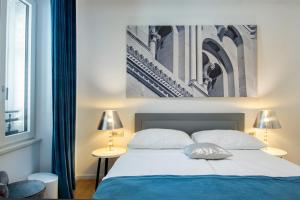 Postel nebo postele na pokoji v ubytování Luxury rooms Paula