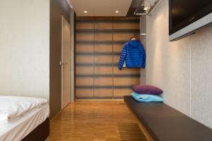 Postel nebo postele na pokoji v ubytování Factory Hotel