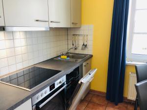 Küche/Küchenzeile in der Unterkunft Villa Sanddorn