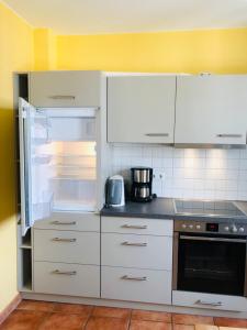 Küche/Küchenzeile in der Unterkunft Villa Sanddorn